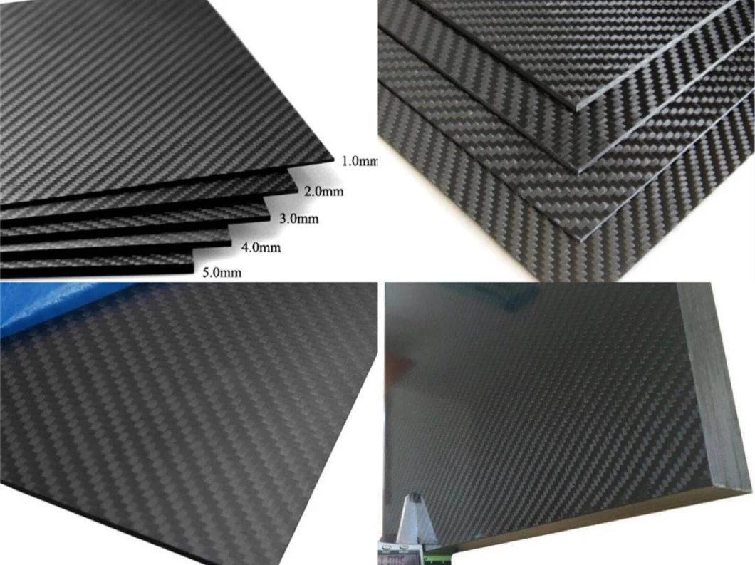 China Factory Wholesale CNC Cutting High Strength Carbon Fiber Sheet