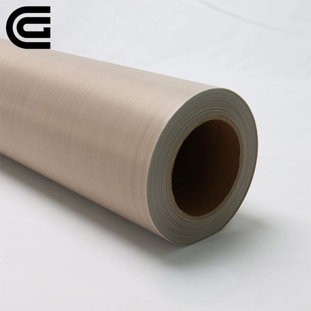 High Temperature Resistance Brown PTFE Coated Glass Fiber Fabric Breathable Fabric