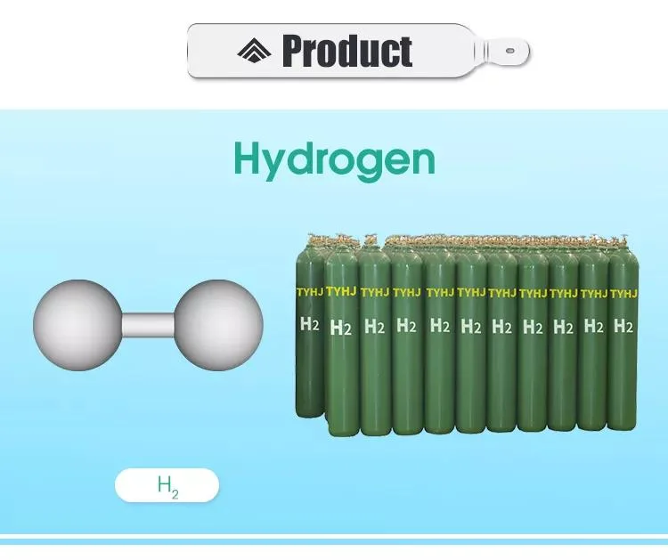 Hot Sale for High Purity H2 Gas Hydrogen Gas Price with 4-50L Cylinders