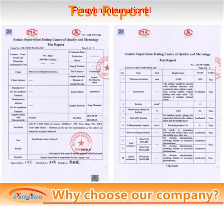 Light Weight Carbon Fiber UPVC Roof Sheet