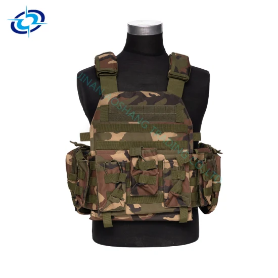 Militaire en plein air Camouflage Body Armour Aramide Gilet tactique Gilet Combat Ballistic Vest 728