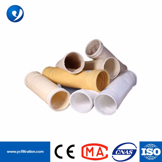 Échantillon gratuit du fabricant de la Chine Résistance de 204 à 240 degrés Fibre d'aramide Nomex Podrun pour l'utilisation d'une usine de ciment Sac de filtre à poussière